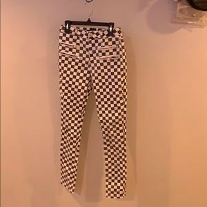 Checkered Rock&Roll BDG Skinny Jeans